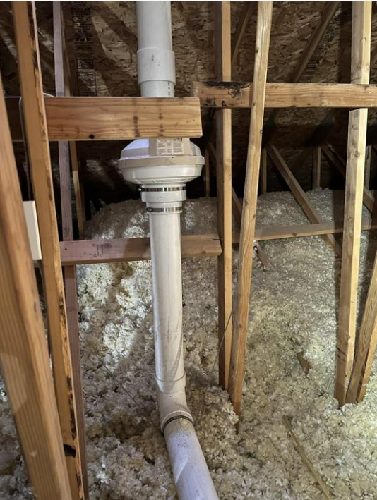 Radon mitigation system diagram